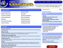 Tablet Screenshot of clicklouisiana.com